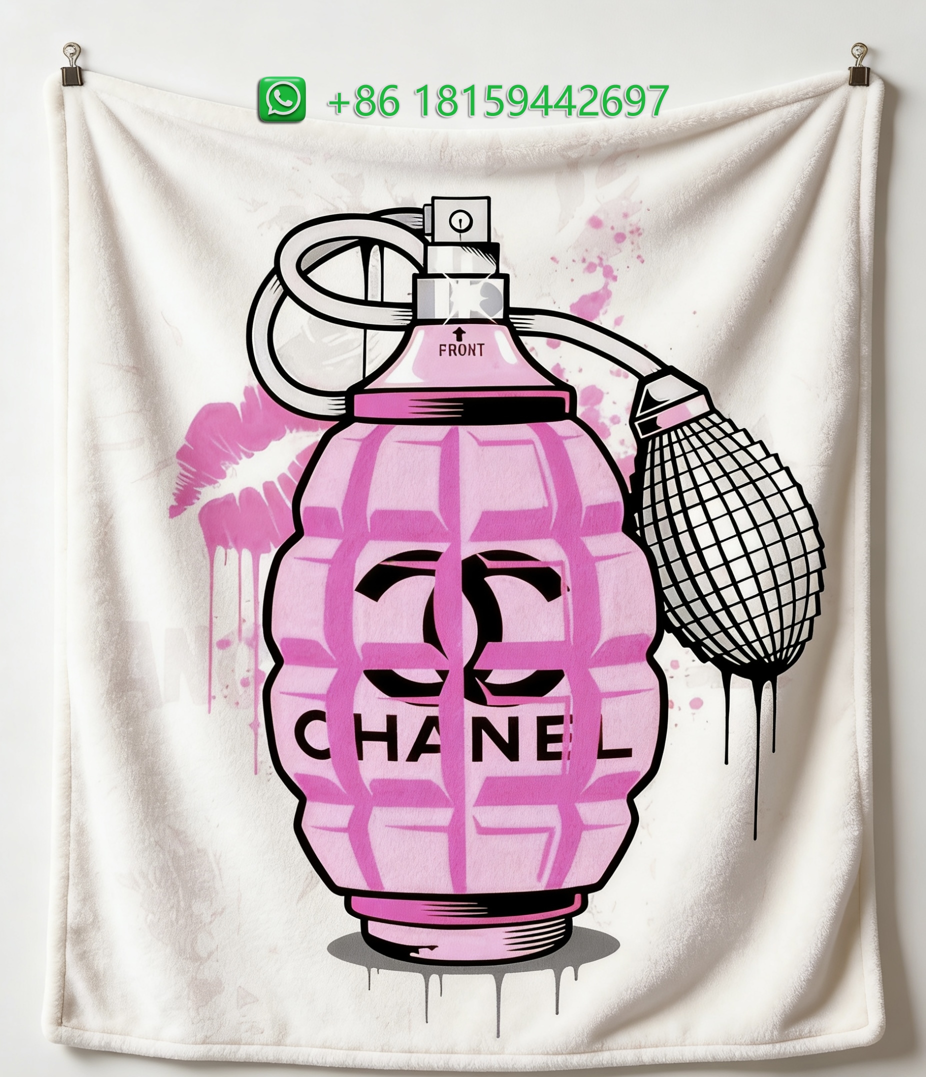Chanel Throw Blankets